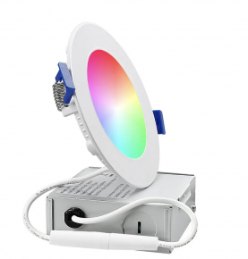 LED Smart RGB White Recessed Downlight Wifi Control Led Panel Light