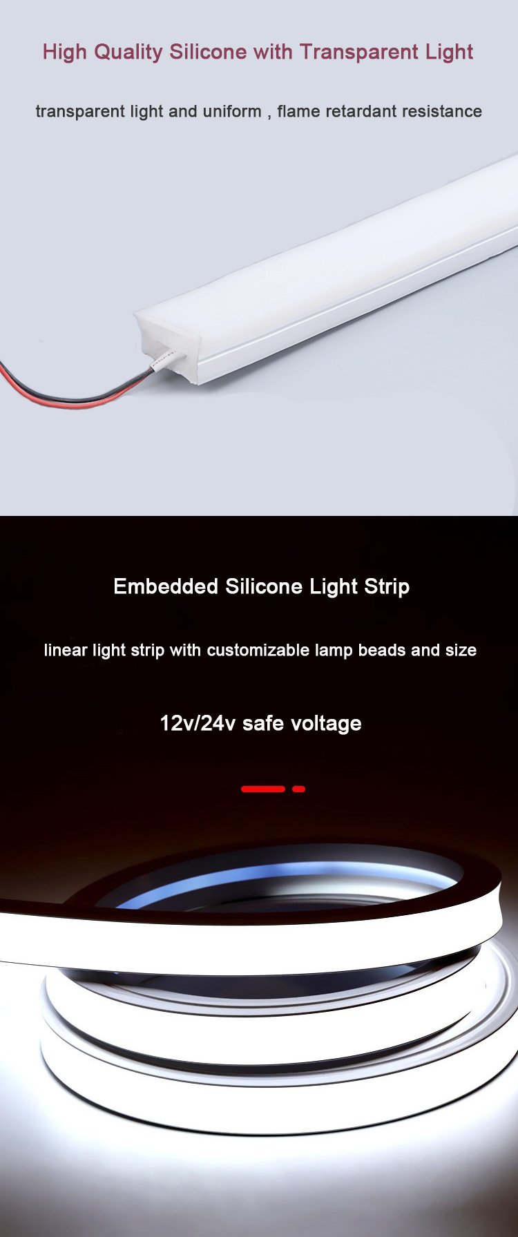 silicone strip light